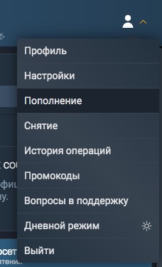 Пополнение кошелька «Балтбет» с компьютера
