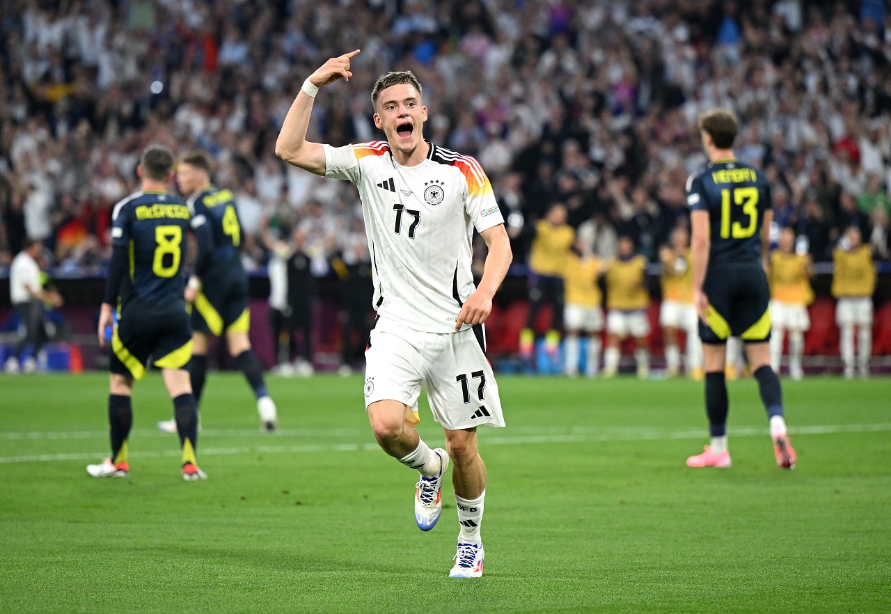 Флориан Виртц в матче Германия – Шотландия на Евро-2024 (фото: Shaun Botterill/Getty Images)