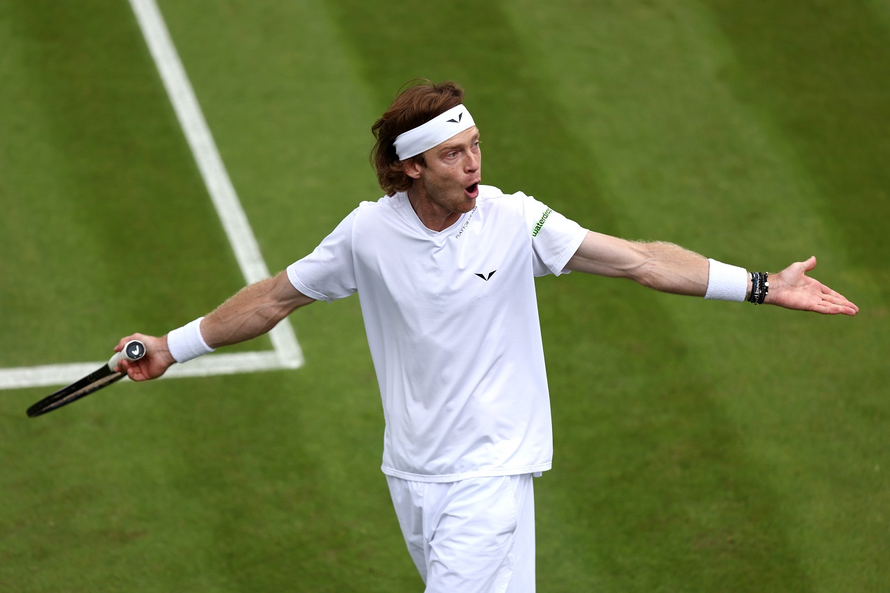 Андрей Рублев, Уимблдон (фото: Francois Nel/Getty Images)