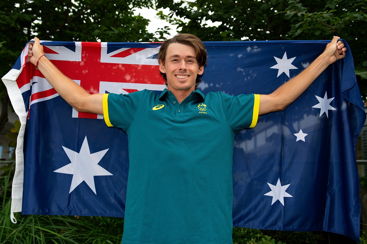 Алекс де Минаур, Австралия, Олимпиада-2024 (фото: Patrick Khachfe/Getty Images for Tennis Australia)