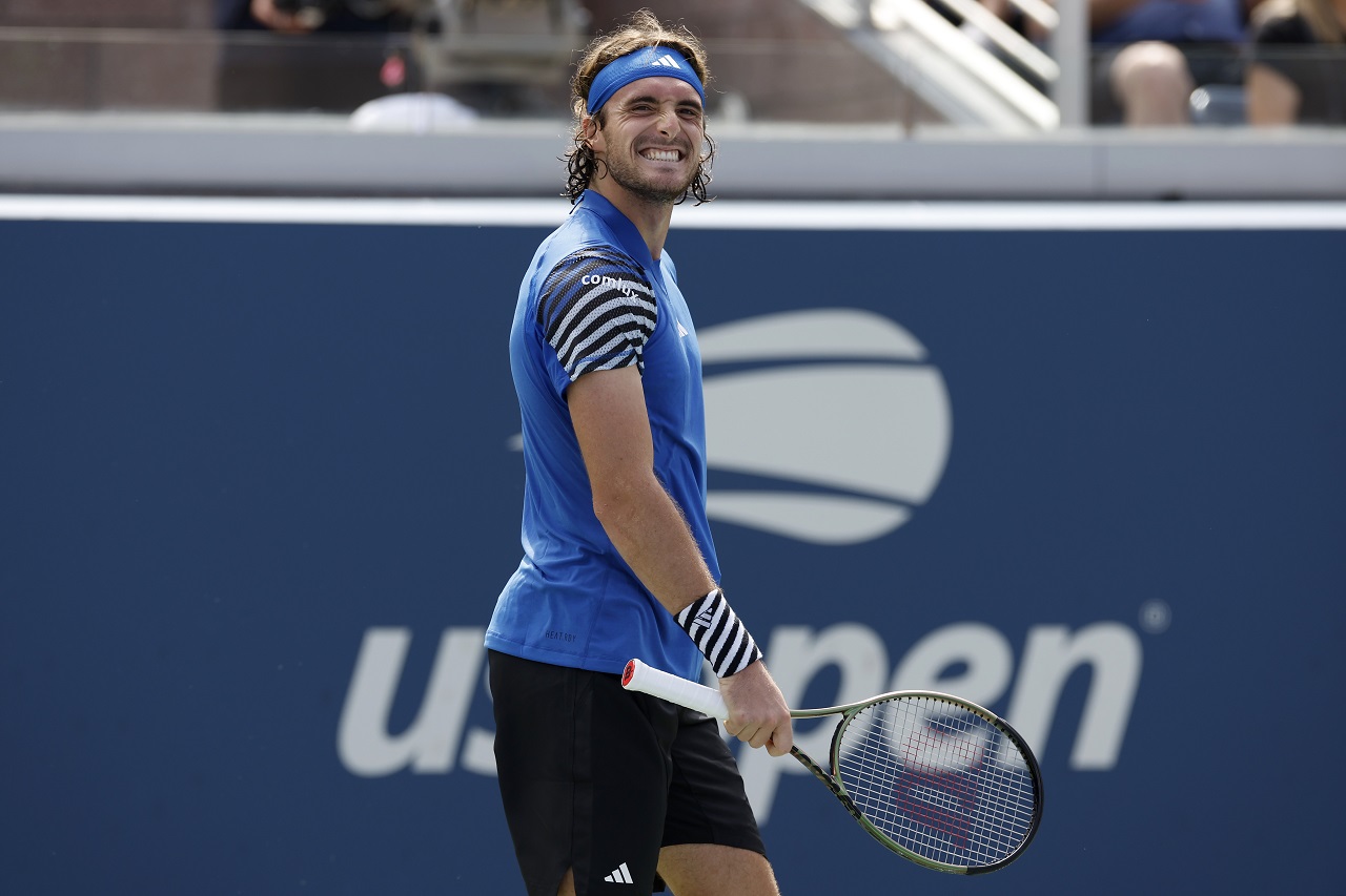 Стефанос Циципас, US Open (фото: Sarah Stier/Getty Images)