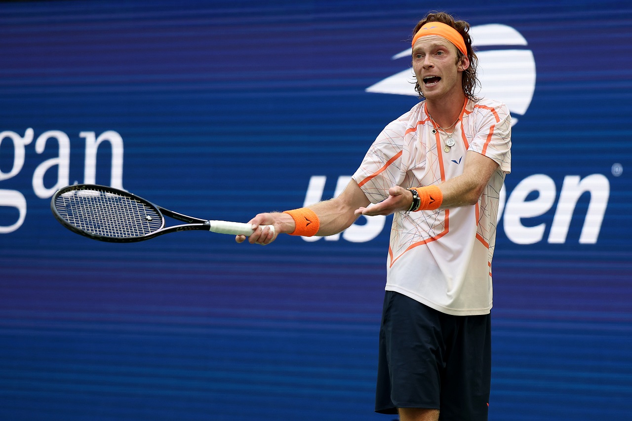 Андрей Рублев, US Open (фото: Al Bello/Getty Images)