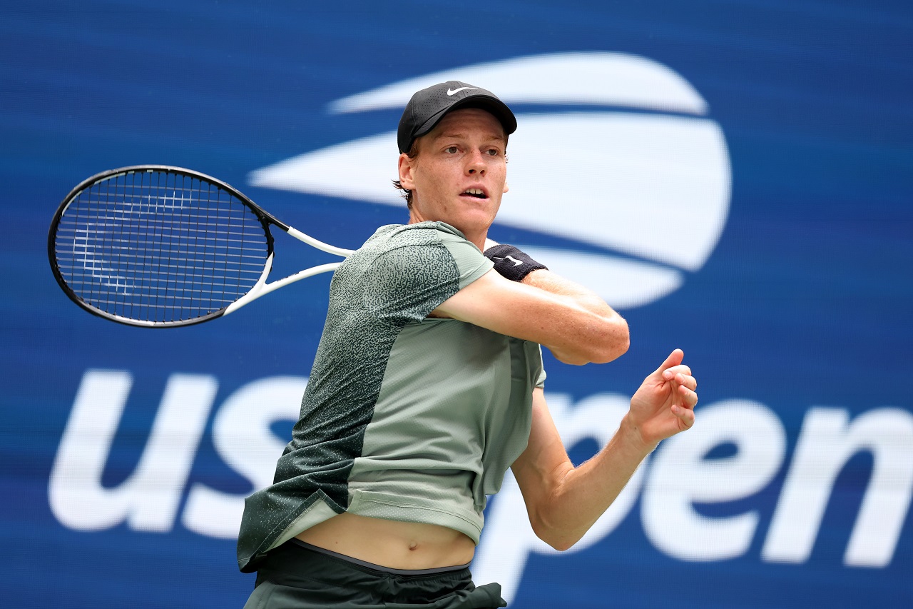 Янник Синнер, US Open (фото: Al Bello/Getty Images)
