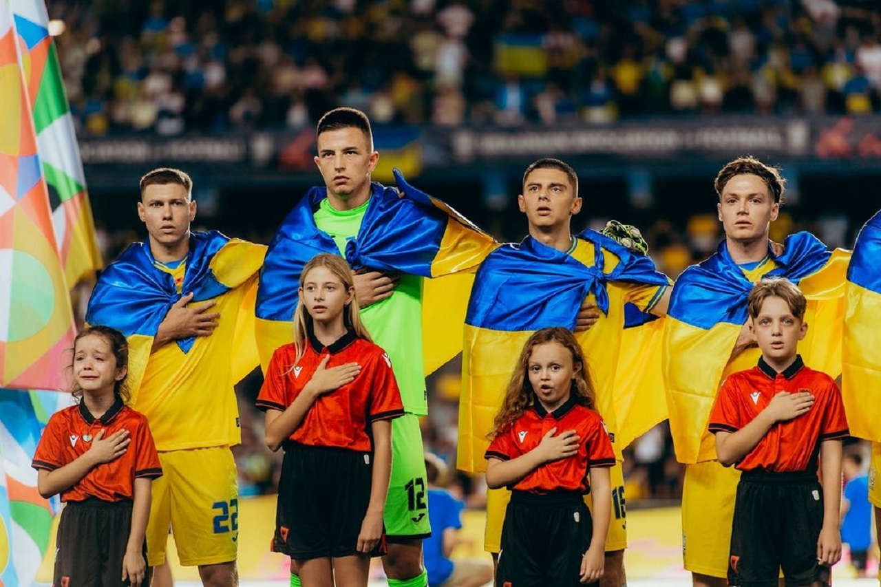 Сборная Украины по футболу (фото: соцсети УАФ)