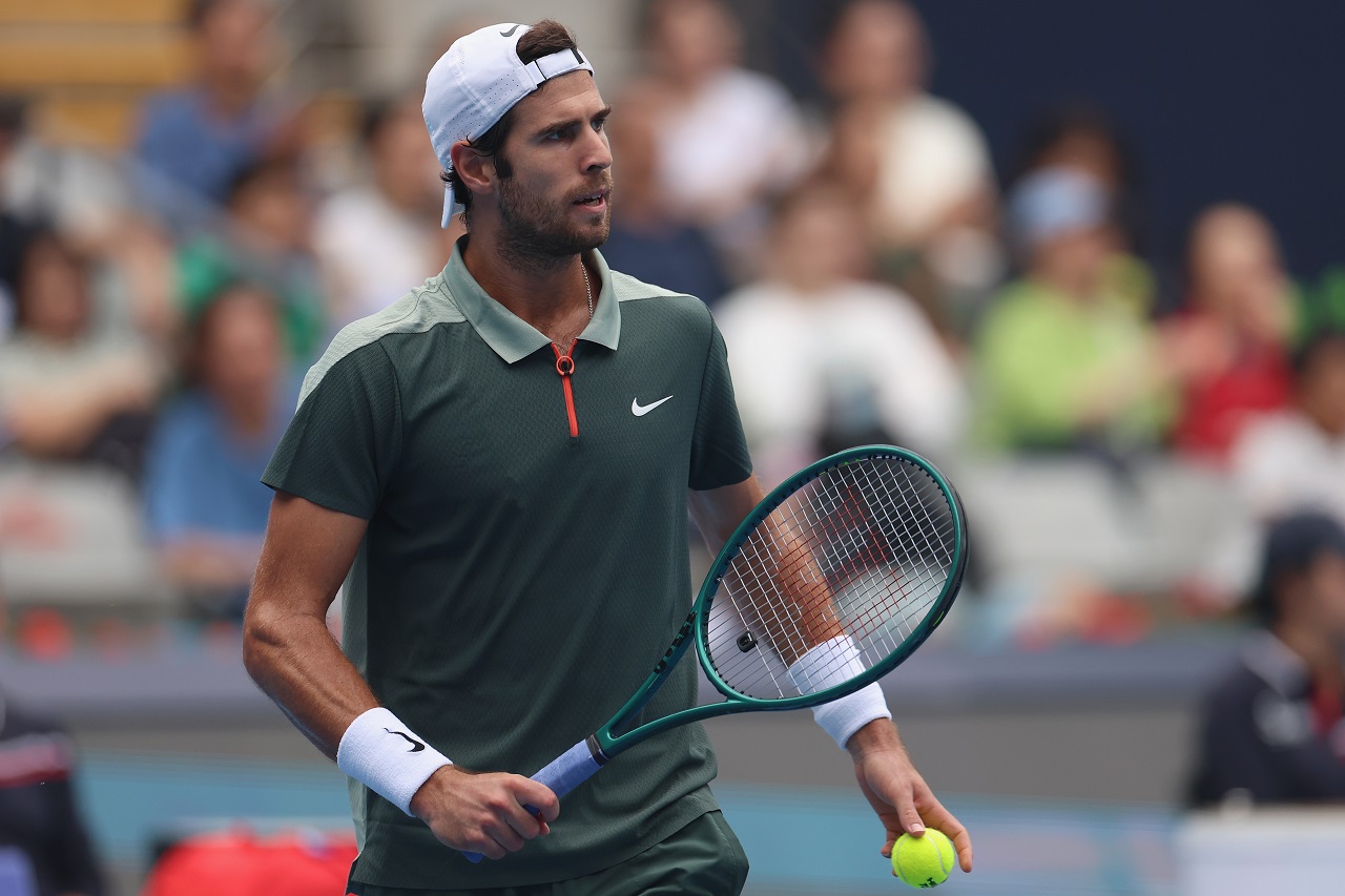 Карен Хачанов (фото: Fred Lee/Getty Images)