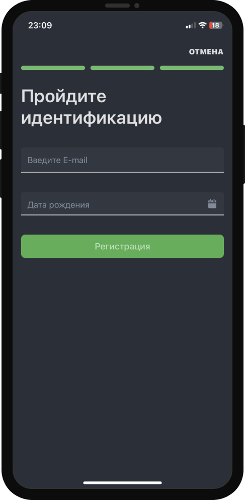 Идентификация в БК Балтбет