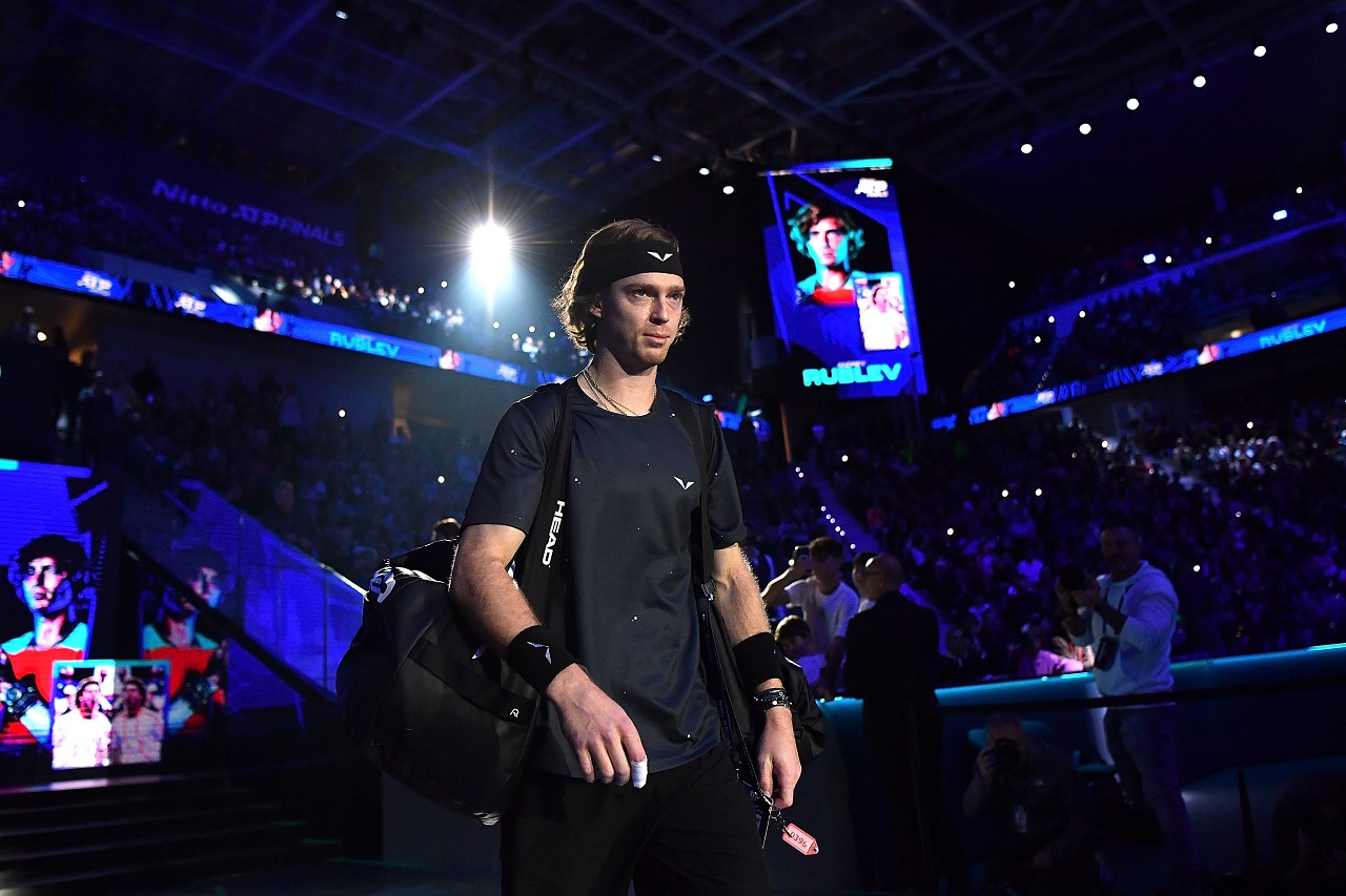 Андрей Рублев, Итоговый турнир ATP Finals (фото: Valerio Pennicino/Getty Images)