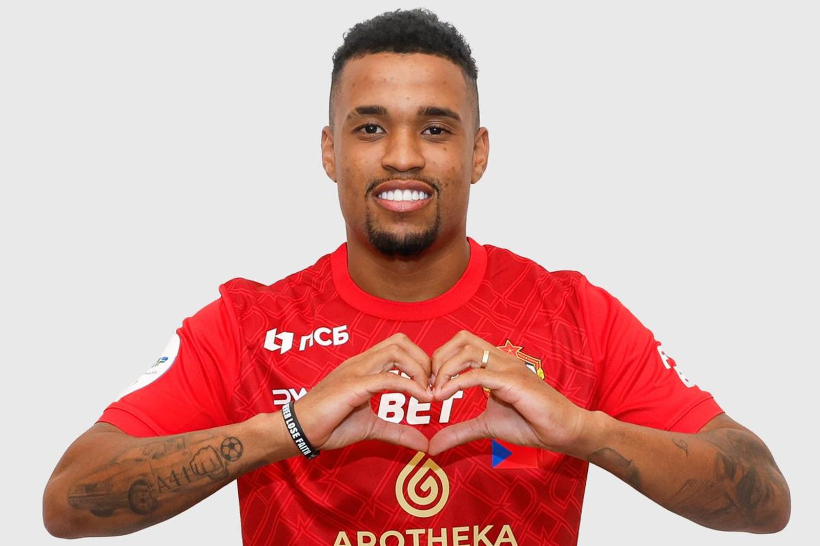 Полузащитник ЦСКА Алеррандро. Фото: pfc-cska.com