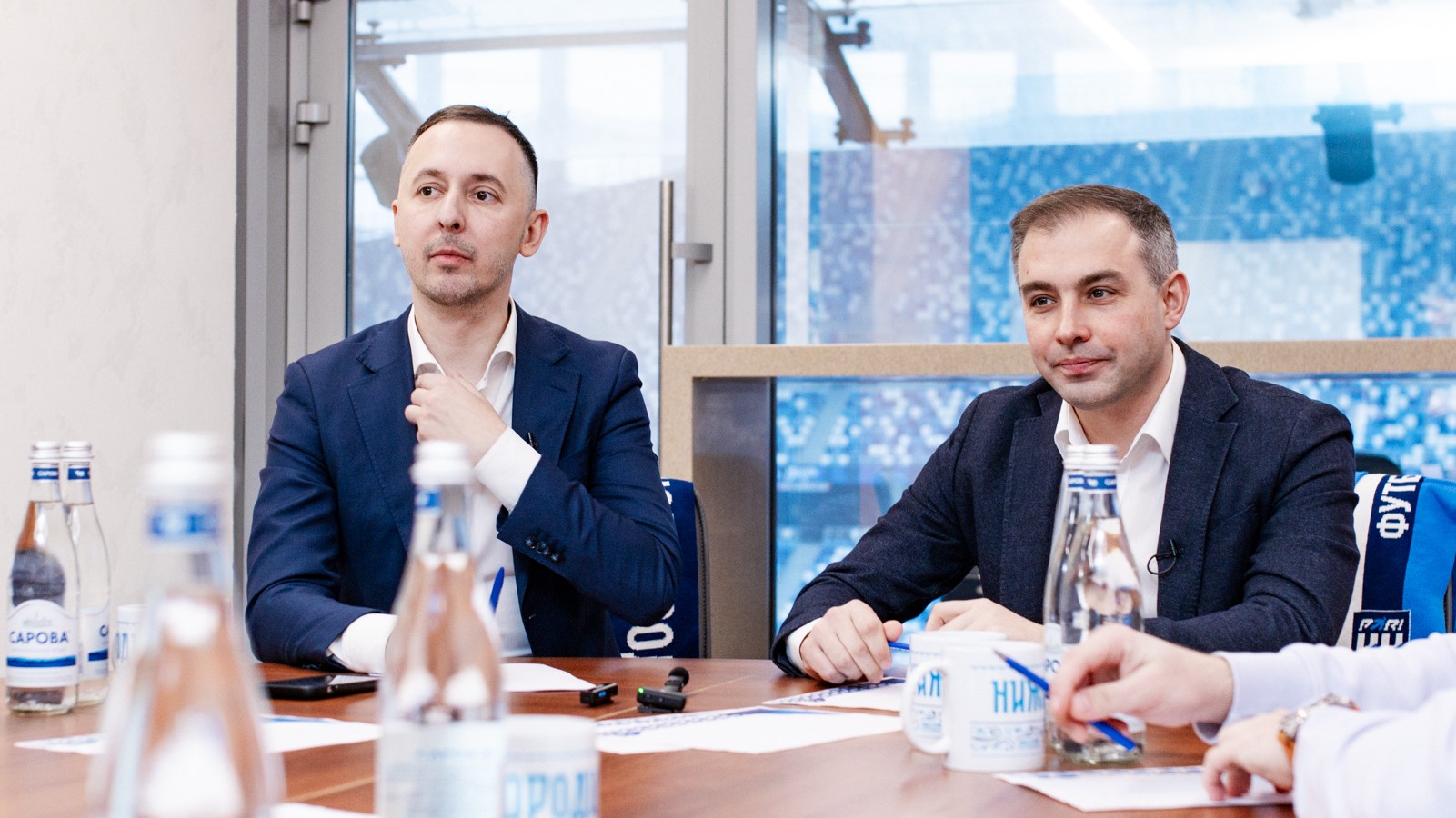 Давид Мелик-Гусейнов и Александр Удальцов | Фото: Иван Супрунов/пресс-служба ФК «Пари НН»