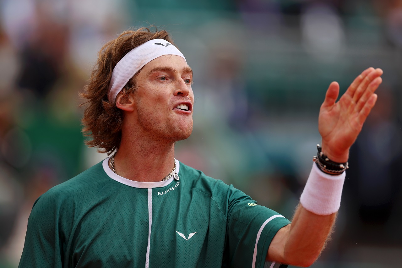Андрей Рублев, «Мастерс» в Монте-Карло (фото: Julian Finney/Getty Images)