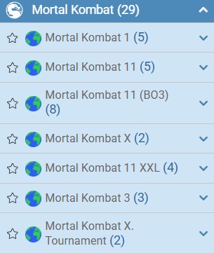Ставки на Мортал Комбат в 1xBet