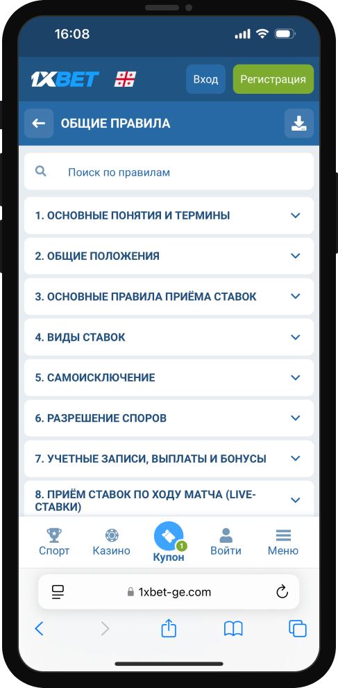 Виды ставок в 1xBet