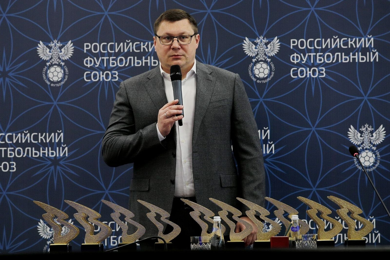 Генеральный секретарь РФС Максим Митрофанов в июне 2025 года. Фото: Александр Любарский / РФС ©