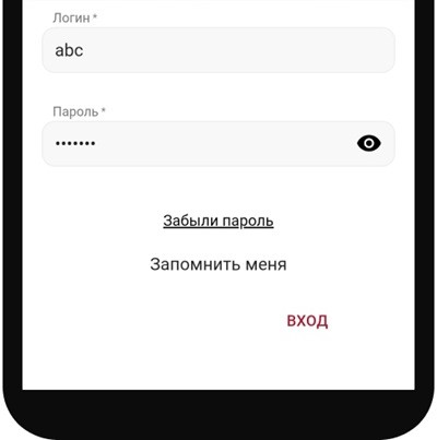 Введите логин и пароль.