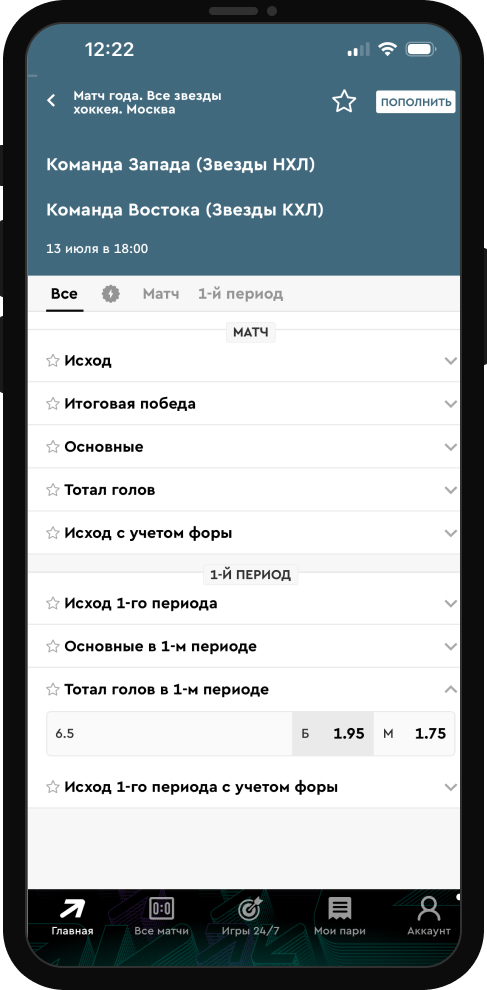 Дополнительный тотал в ставках