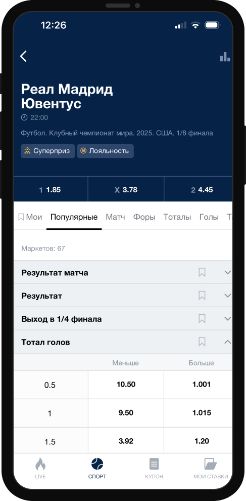 Дополнительный тотал в ставках