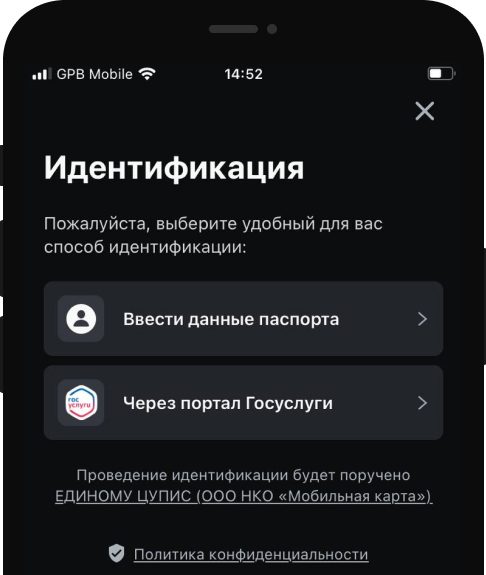 Идентификация в БК Леон