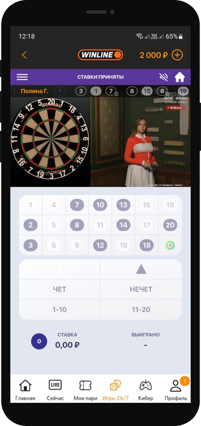 Игры 24/7 (дартс)