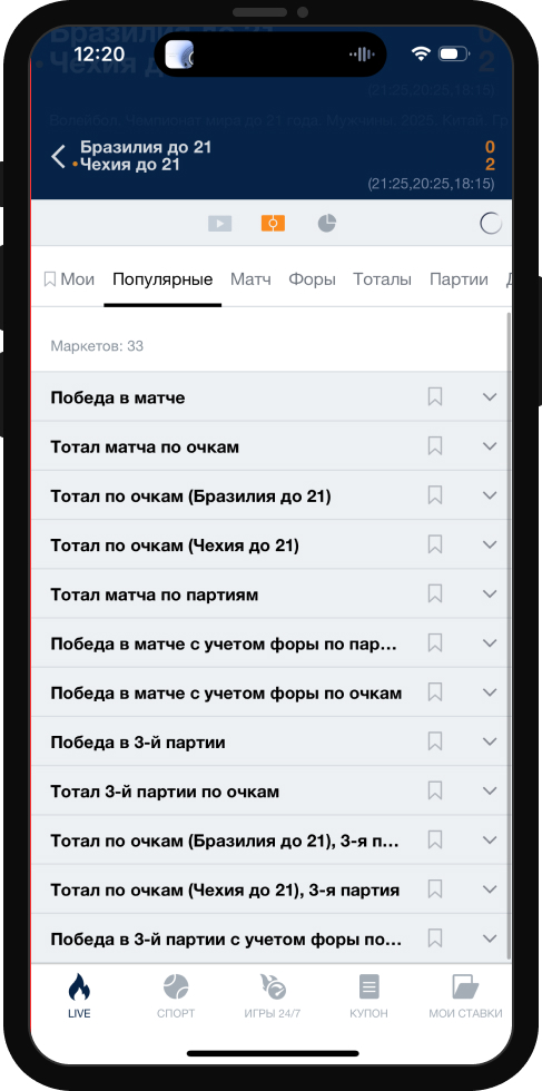 Ставки на волейбол