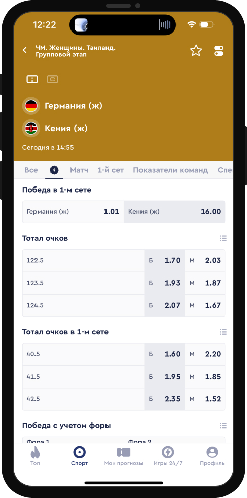 Ставки на волейбол
