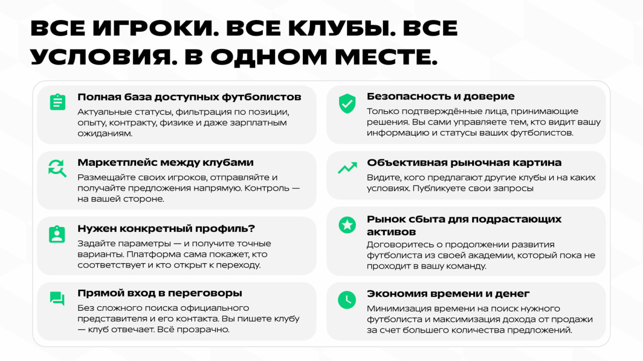 Краткая информация о ТрансферХабе. Футбольная национальная лига