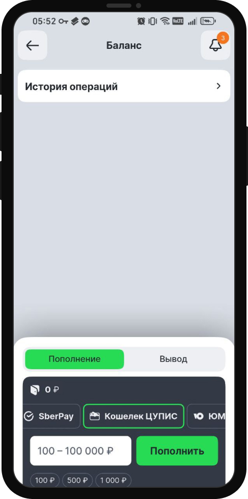 Как пополнить счет в БК Лига Ставок