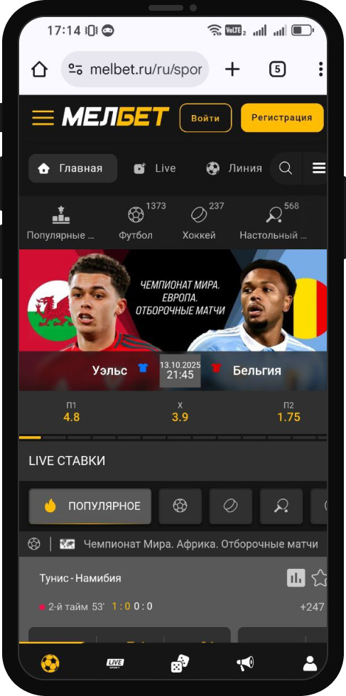 Как восстановить доступ к БК Мелбет