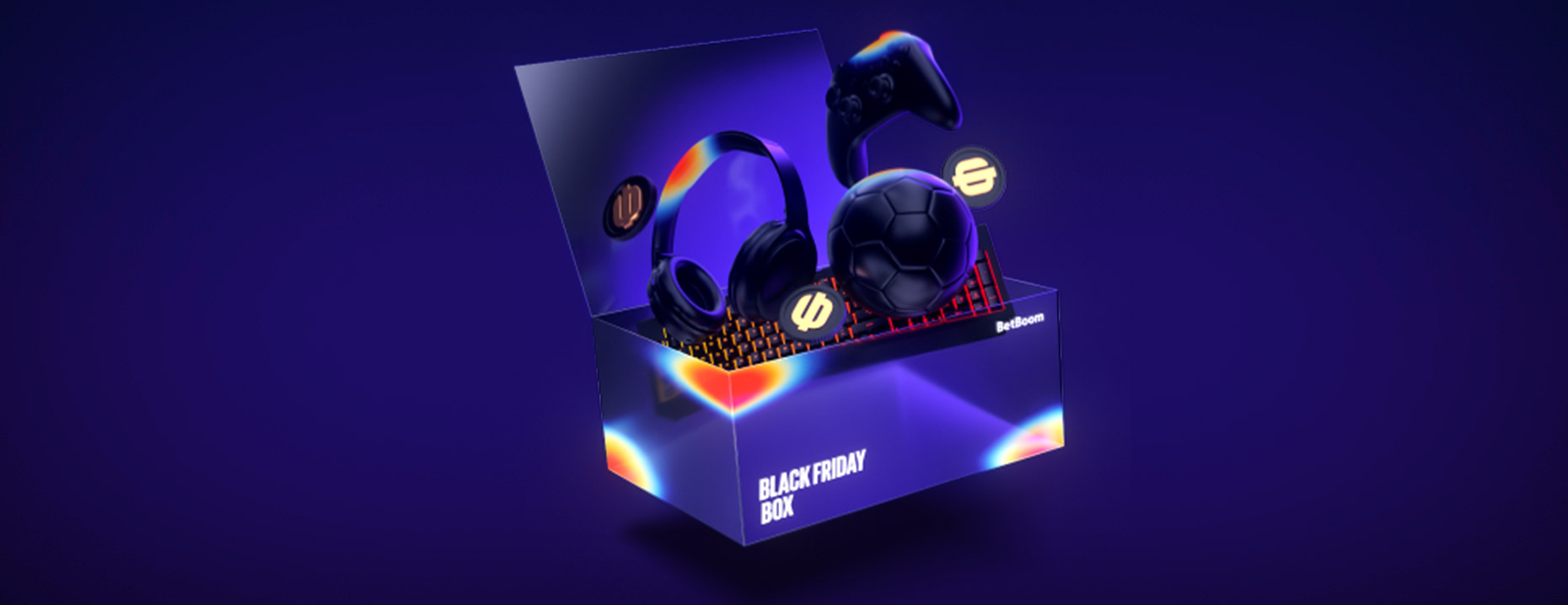 Black Friday Box: розыгрыш ценных призов и фрибетов за ставки на футбол и киберспорт от БК BetBoom