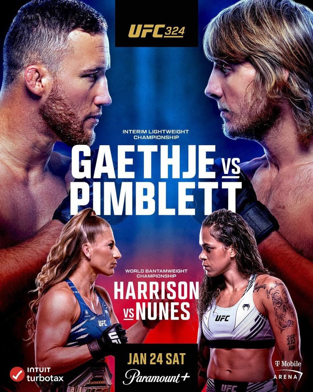Постер UFC 324