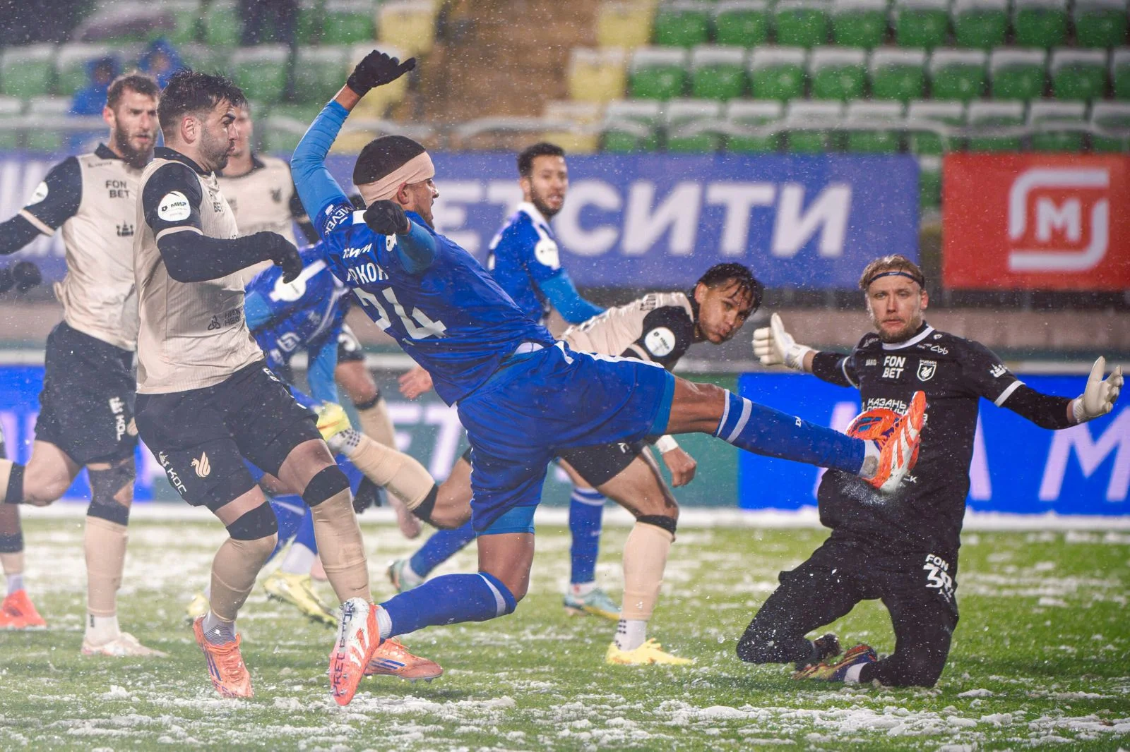 «Динамо» Махачкала — «Рубин». Фото: dinamo-mx.ru