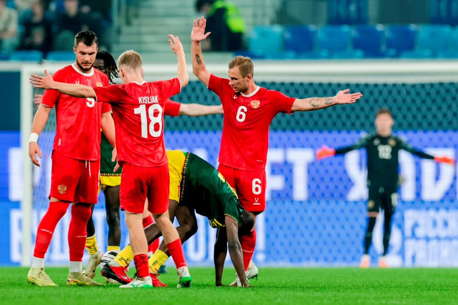 Россия – Мали – 0:0. BetBoom Товарищеский матч. Санкт-Петербург. Стадион «Газпром Арена». Фото: Михаил Шапаев / РФС