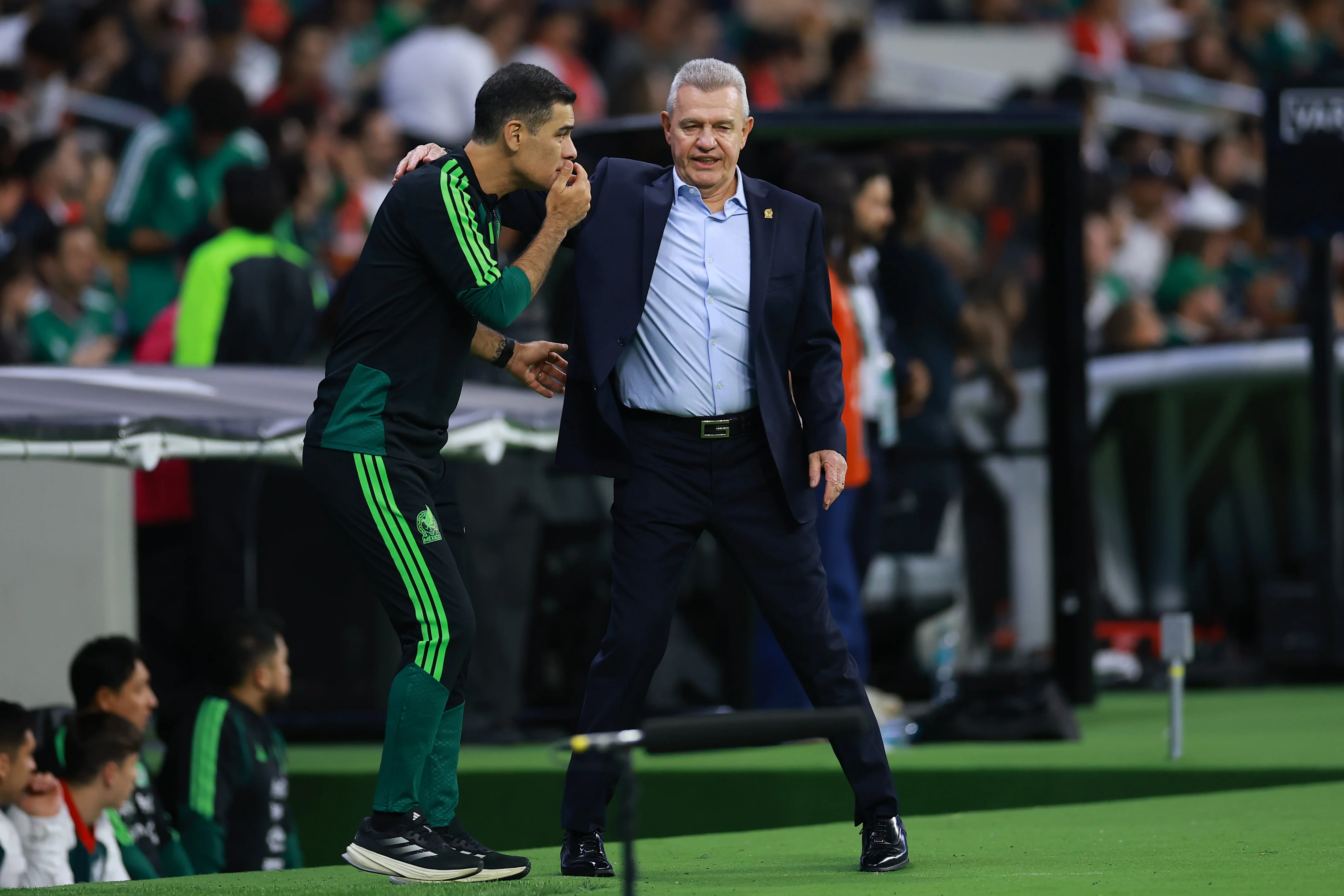 Рафаэль Маркес и Хавьер Агирре (Manuel Velasquez/Getty Images)