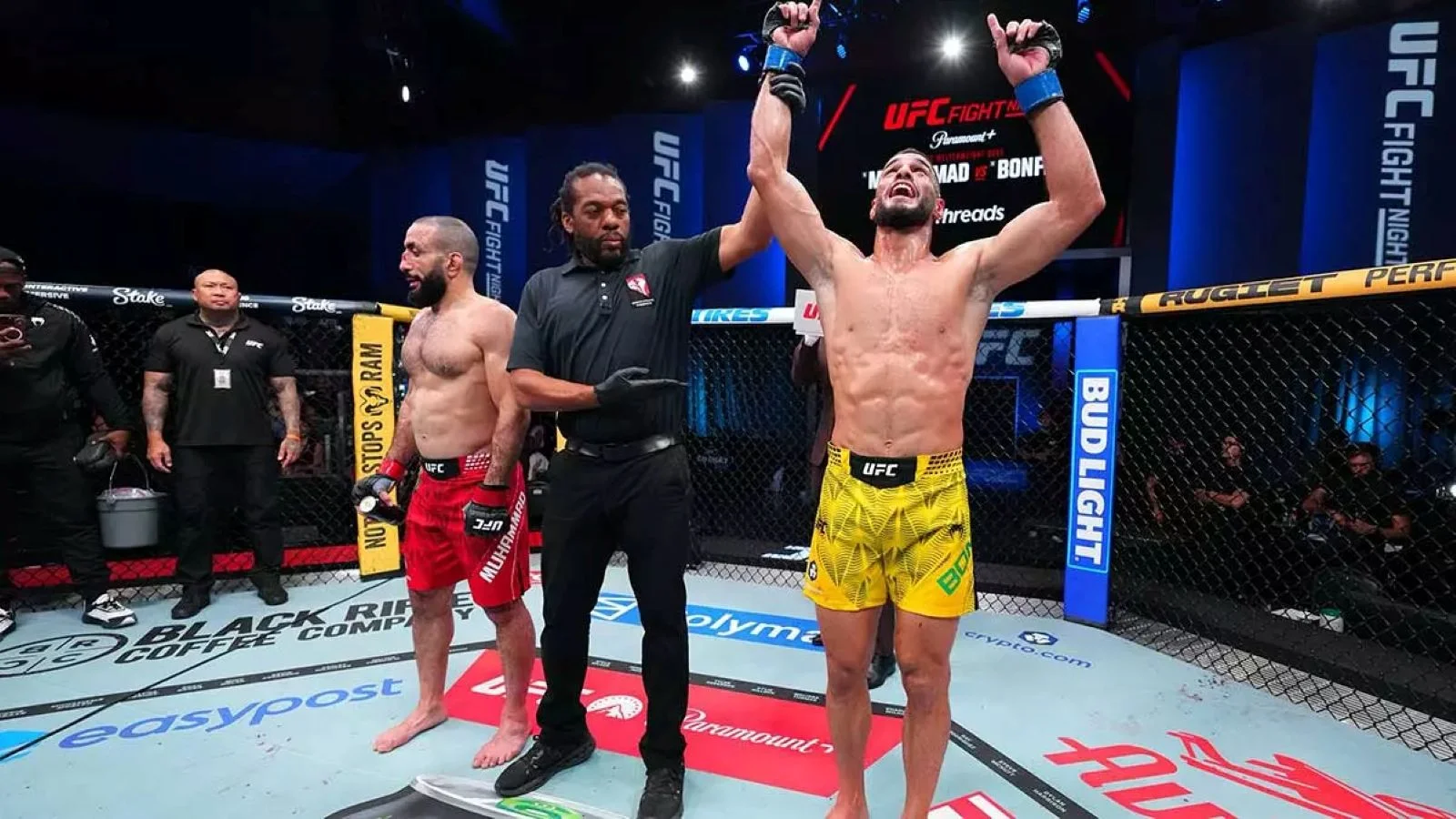 Бонфим победил Мухаммада на турнире UFC Fight Night 278