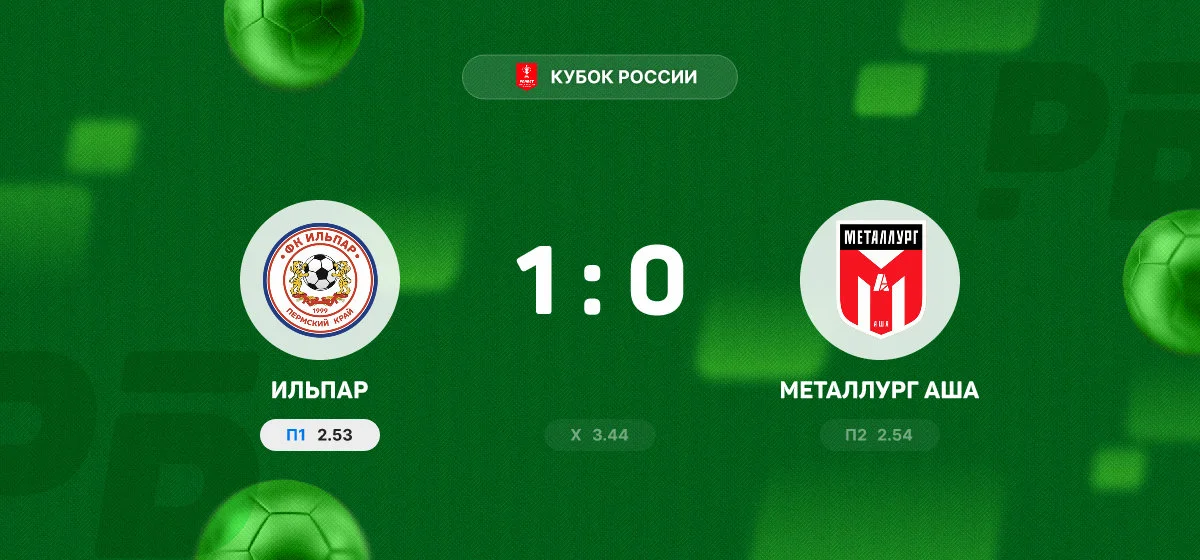 «Ильпар» с минимальным счетом обыграл «Металлург Аша» в матче Кубка России