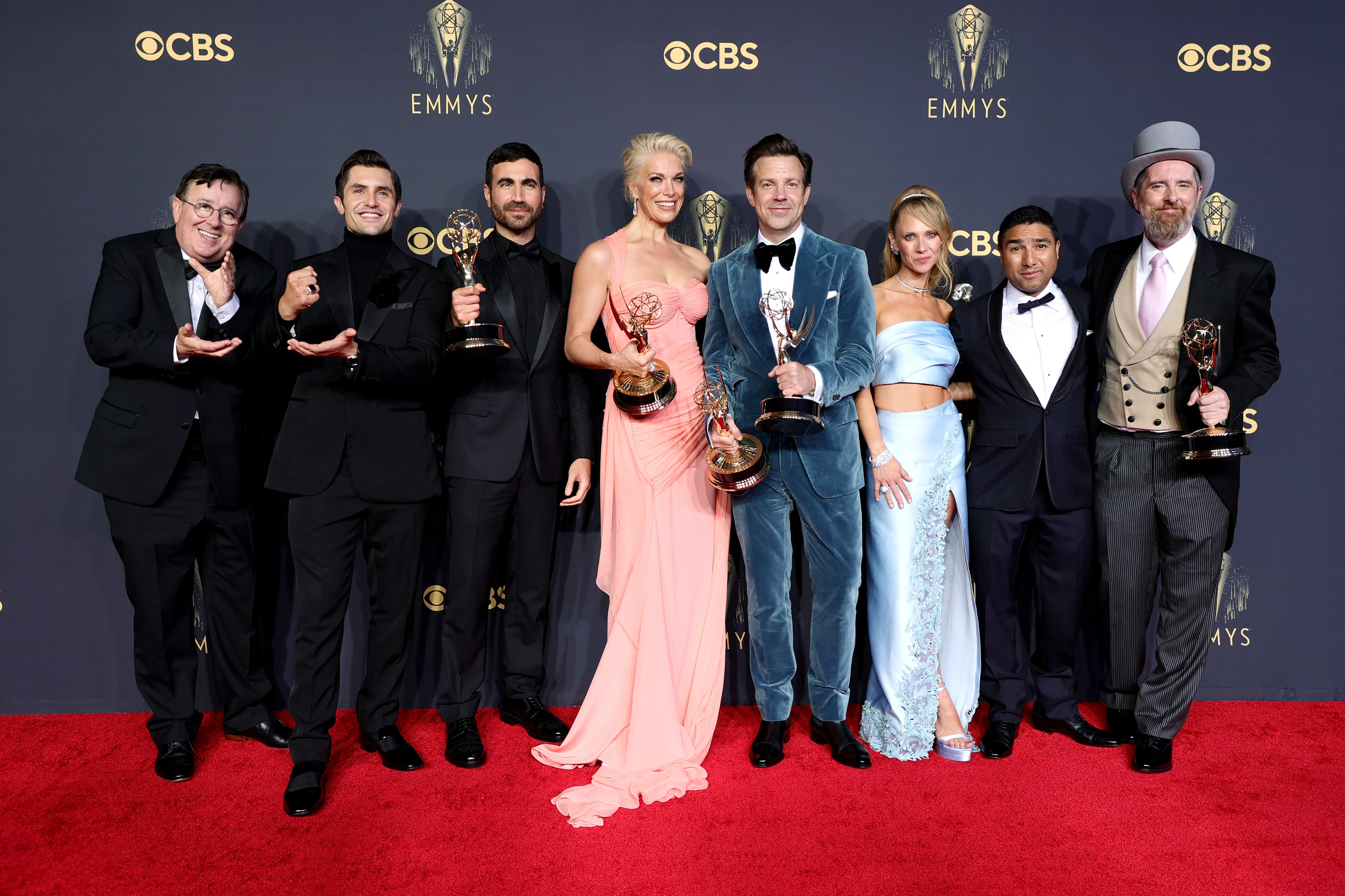 Актеры сериала «Тед Лассо» (Rich Fury/Getty Images)