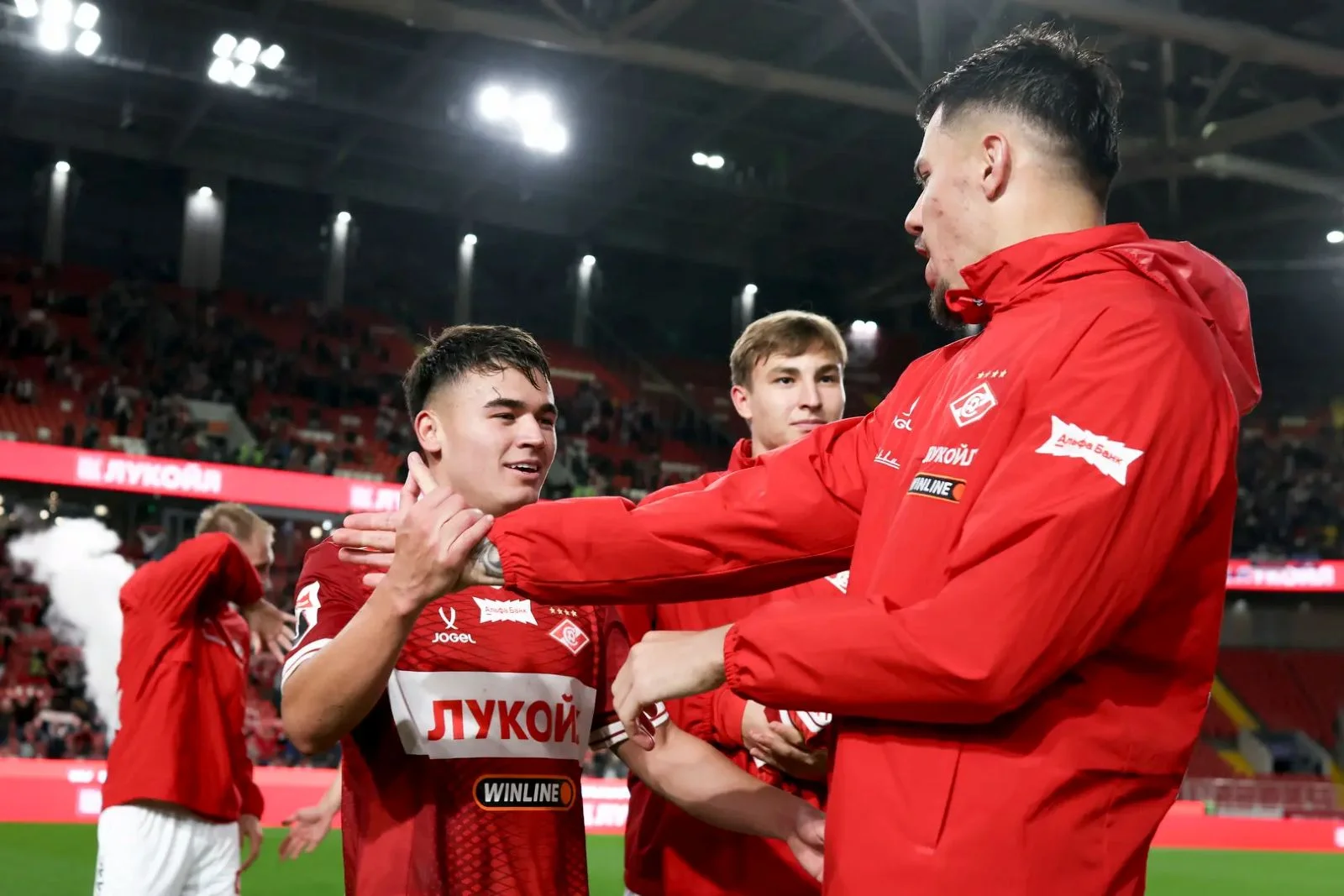 Манфред Угальде и Мирлинд Даку. Фото: spartak.com