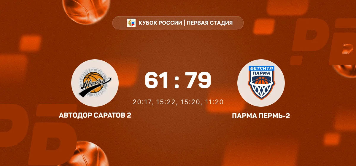 «Парма Пермь-2» обыграла «Автодор Саратов 2» в матче Кубка России
