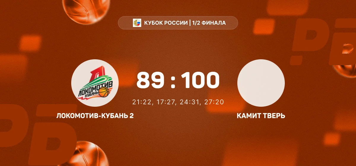 «Камит Тверь» обыграл «Локомотив-Кубань 2» и вышел в финал Кубка России