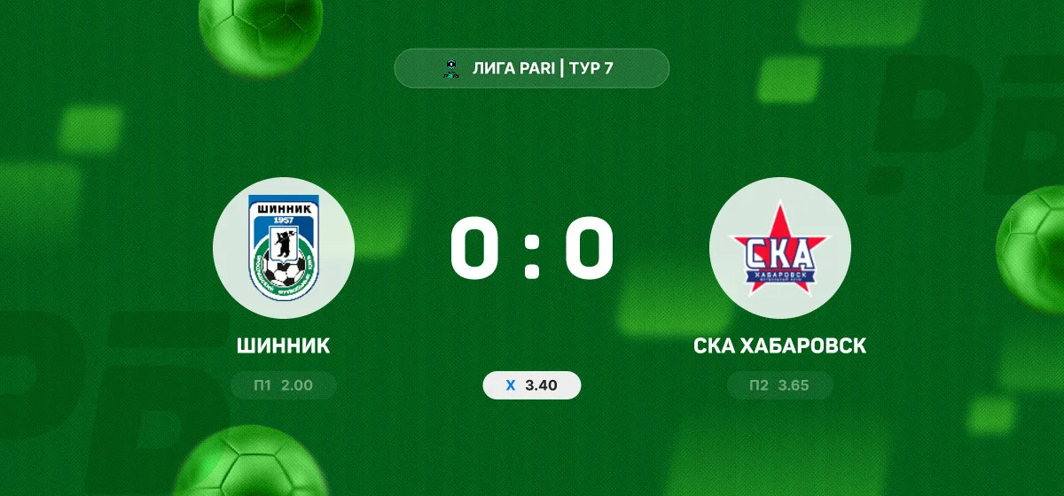 «Шинник» и «СКА Хабаровск» разошлись миром в матче Лиги PARI